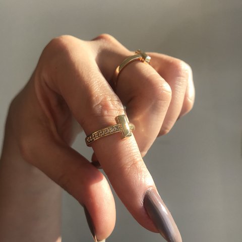 TIFF Taşlı Basic Yüzük