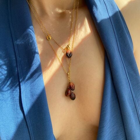 Kahve Çekirdeği Kolye