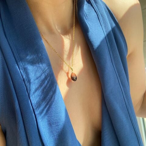 Kahve Çekirdeği Kolye