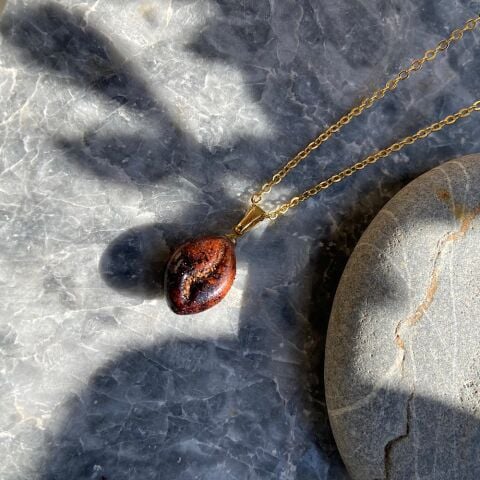 Kahve Çekirdeği Kolye