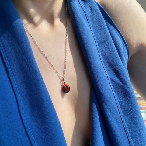 Kahve Çekirdeği Kolye