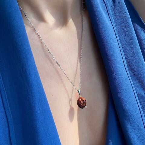 Kahve Çekirdeği Kolye