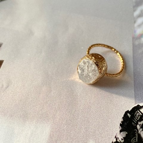 Salvador Agat Doğal Taş Yüzük