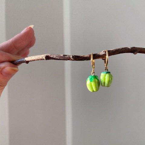Dolmalık Biber Küpe