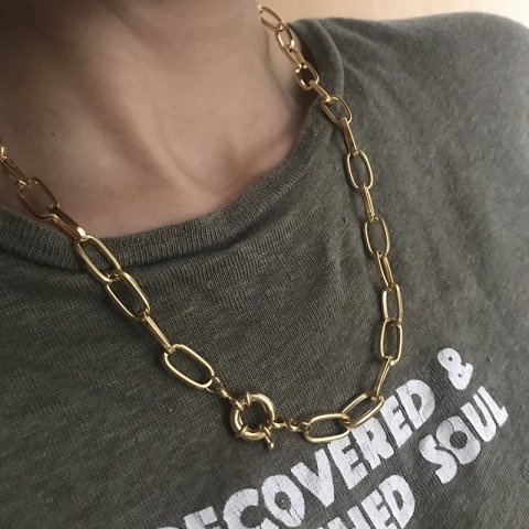 Gemici Klipsli Kalın Zincir