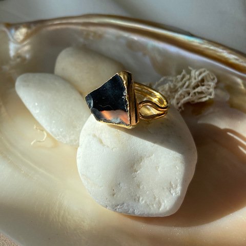 Manhattan Agat Doğal Taş Yüzük