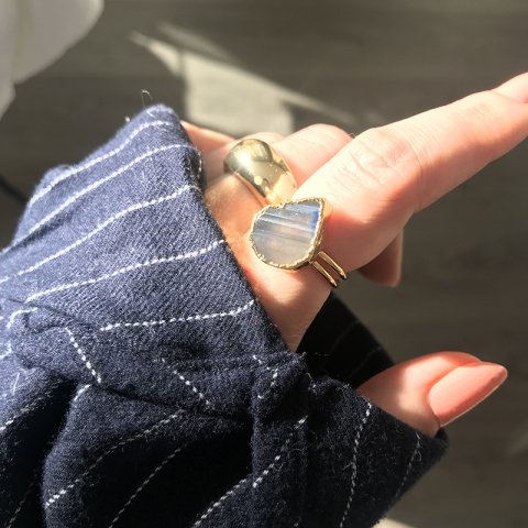 Los Angeles Agat Doğal Taş Yüzük