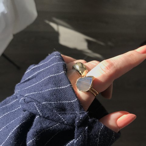 Los Angeles Agat Doğal Taş Yüzük