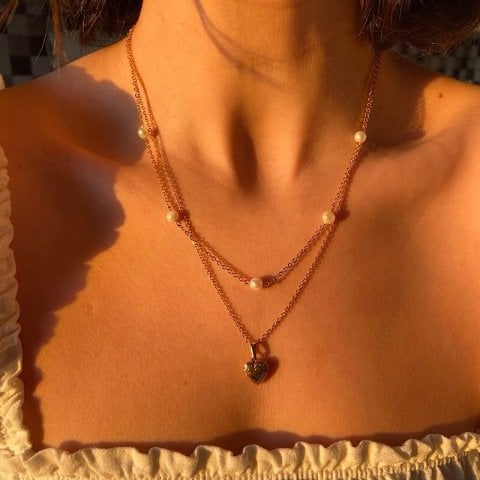 Minimal Vintage Hatıra Kolye