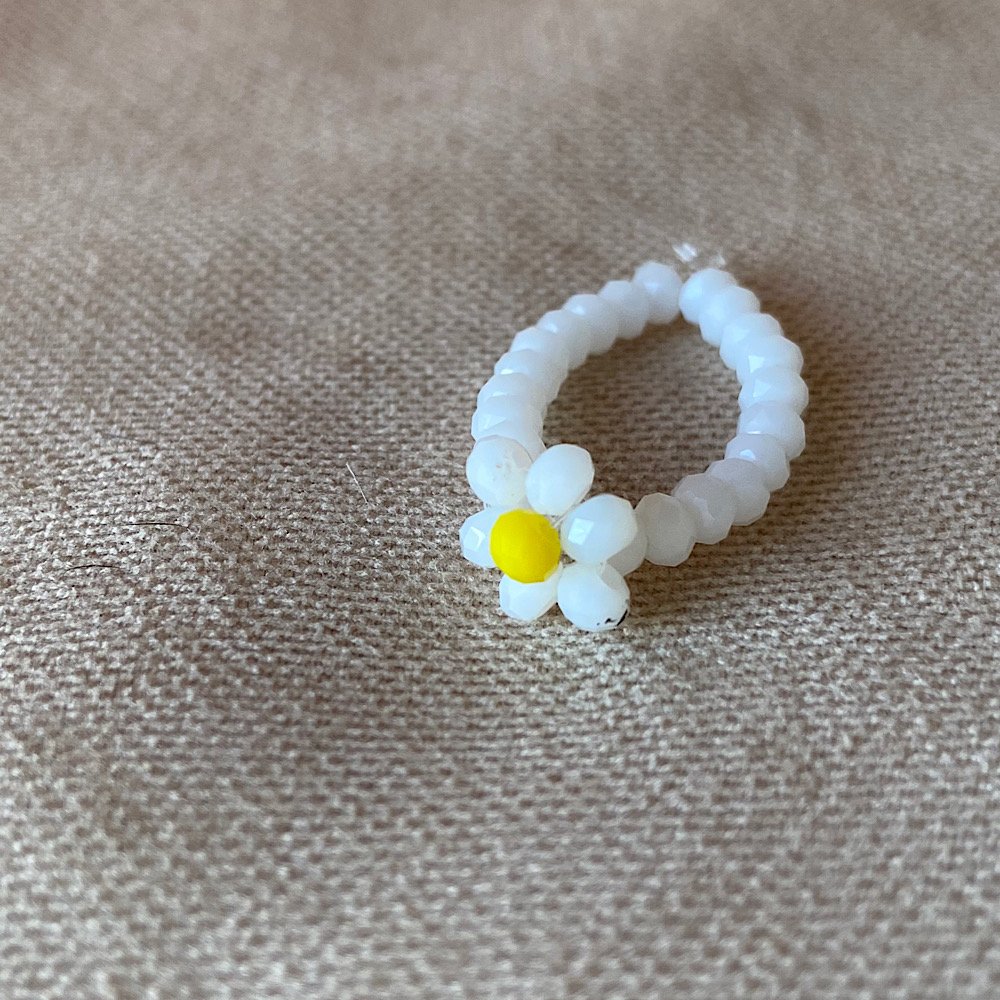 Papatya Kristal Yüzük