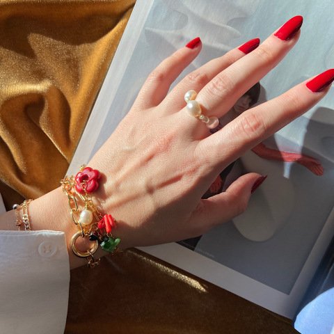 Flower Love İkili Set Bileklik