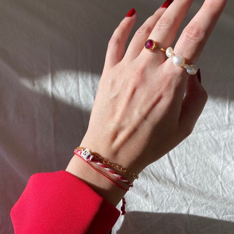 Harfli İkili Şans Bileklik Set