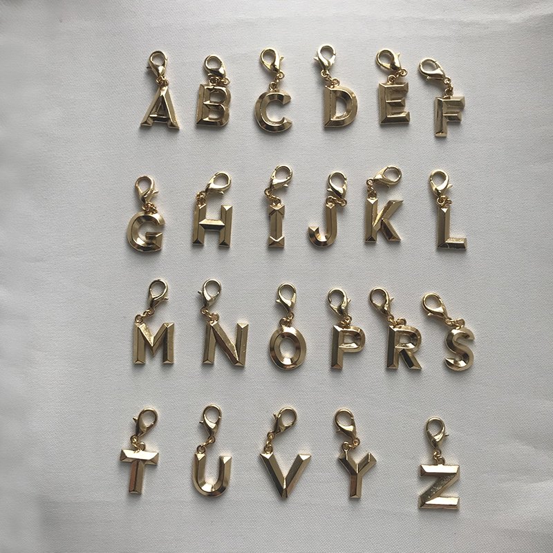 Harf Kolye Ucu Charm