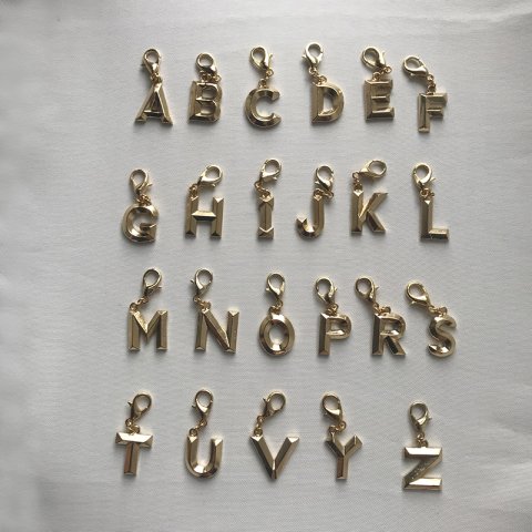 Harf Kolye Ucu Charm