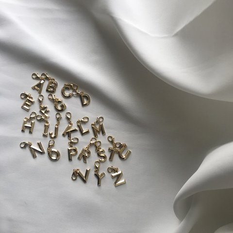 Harf Kolye Ucu Charm