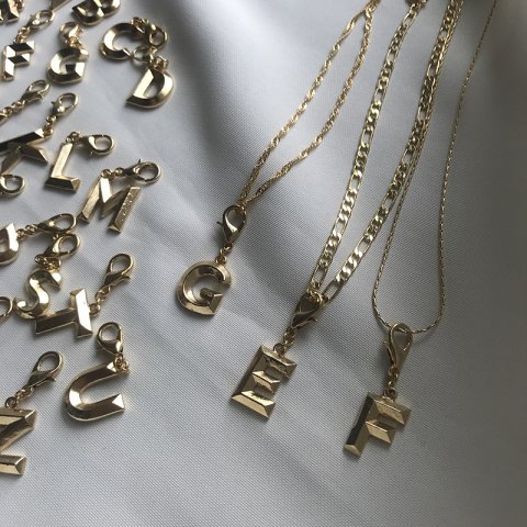 Harf Kolye Ucu Charm