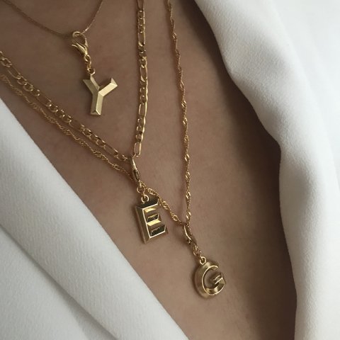 Harf Kolye Ucu Charm