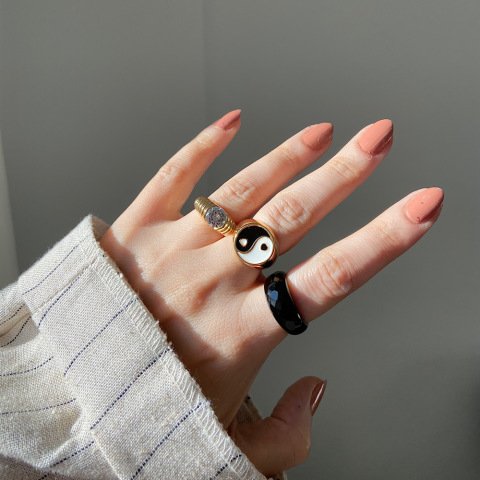 Fasetli Bold Oniks Yüzük