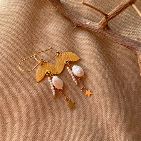 Ambrosia İncili Küpe