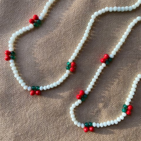 Cherry Kiss Mint Kiraz Kolye