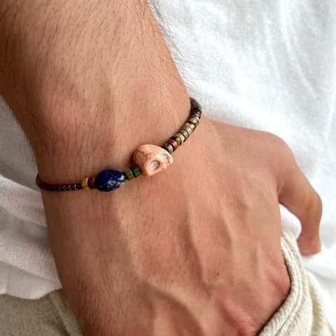 Salmon Skull Erkek Bileklik