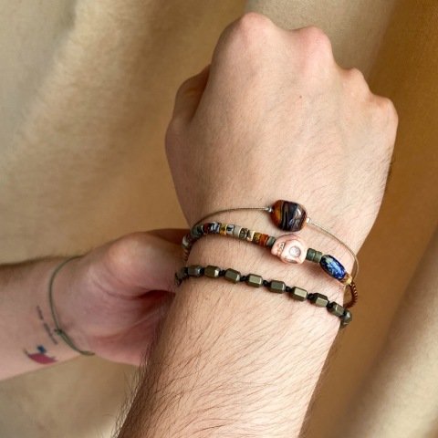 Salmon Skull Erkek Bileklik