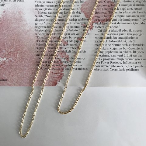 Light Gold Tonunda Klasik Zincir