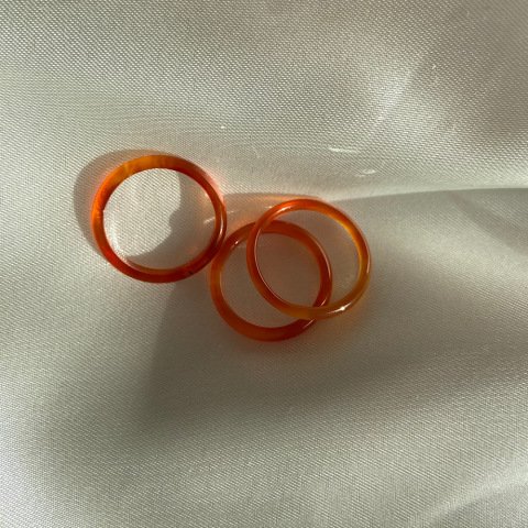 İnce Karnelyan Taş Yüzük