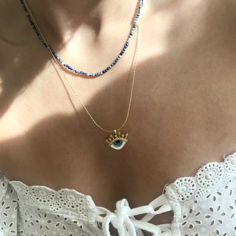 Lapis Lazuli Minimal Kolye