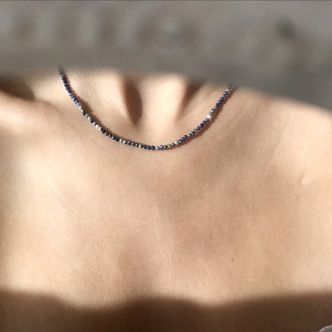 Lapis Lazuli Minimal Kolye