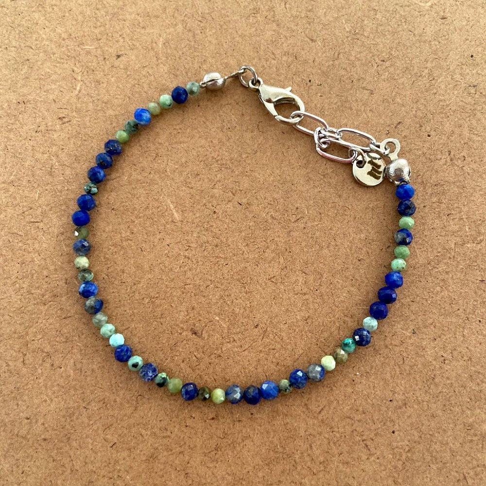 Blue Green Doğal Taş Erkek Bileklik