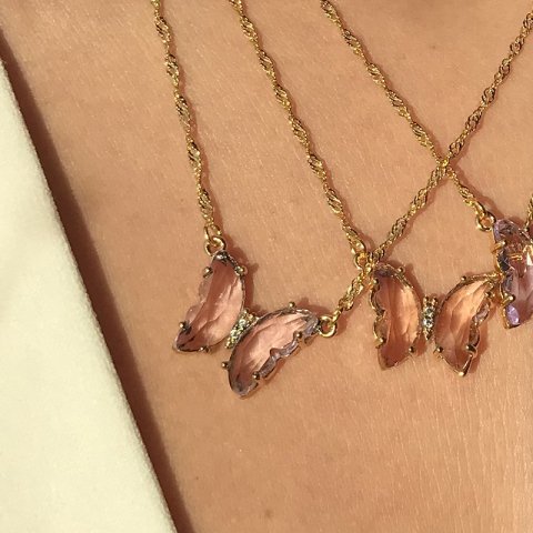 Shine Butterfly Kelebek Kolye