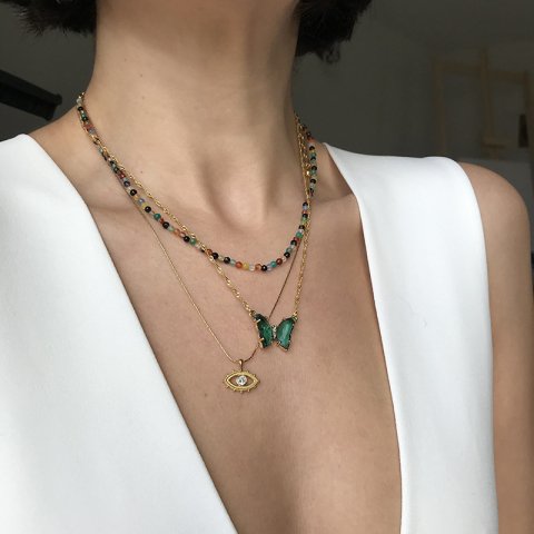 Shine Butterfly Kelebek Kolye