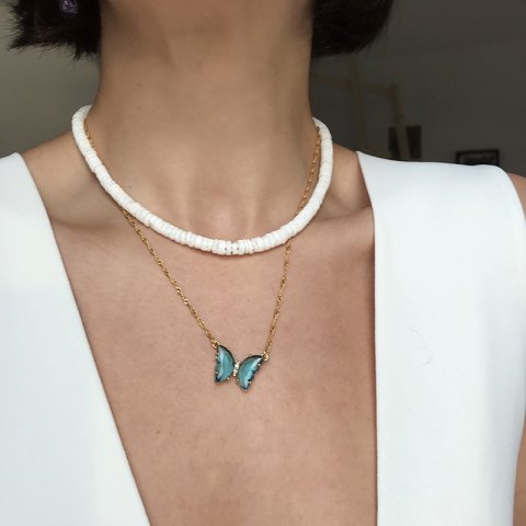 Shine Butterfly Kelebek Kolye