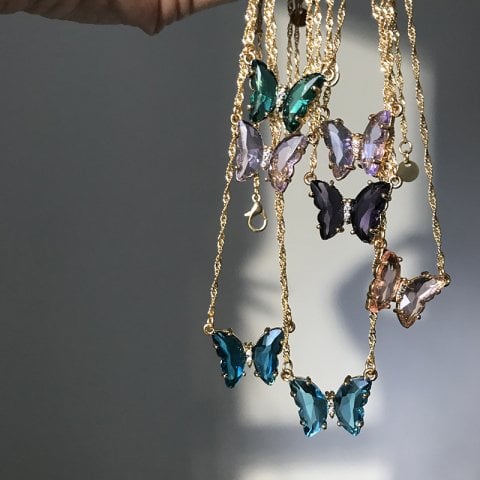 Shine Butterfly Kelebek Kolye