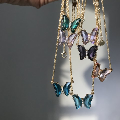 Shine Butterfly Kelebek Kolye