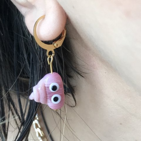 Pembe B*k Küpe