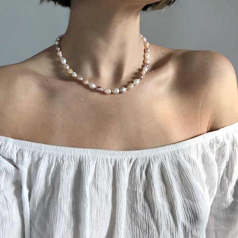 Üç Renk İnci Kolye