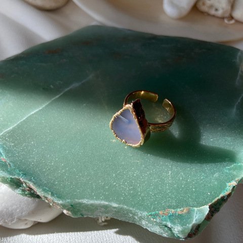 Perito Moreno Agat Doğal Taş Yüzük