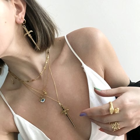 Stary Eye Gold Kolye