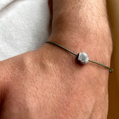 Sea Shell Hematit Erkek Bileklik