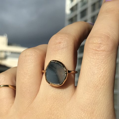 Marseille Agat Doğal Taş Yüzük