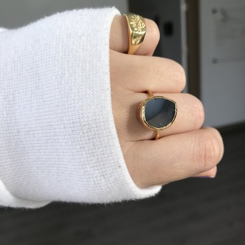 Marseille Agat Doğal Taş Yüzük