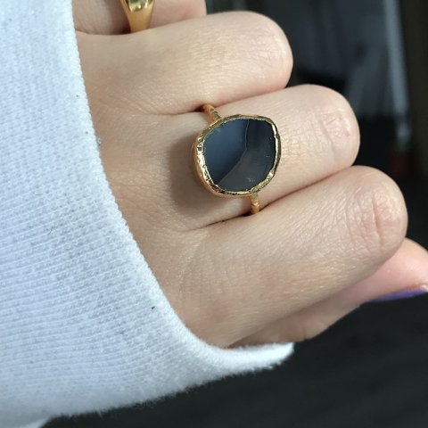 Marseille Agat Doğal Taş Yüzük
