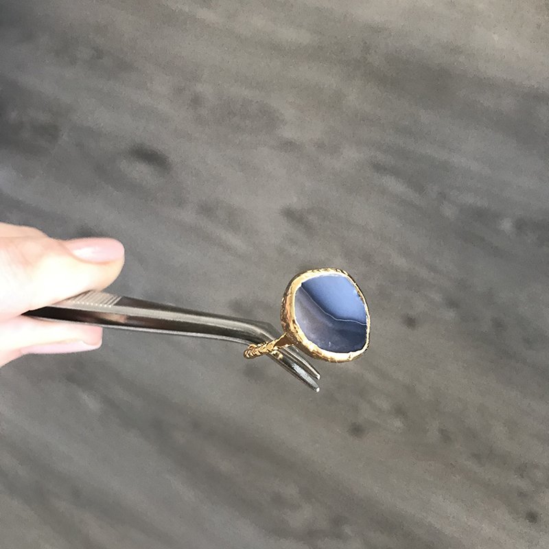 Marseille Agat Doğal Taş Yüzük