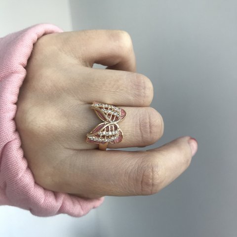 Taşlı Kelebek Yüzük
