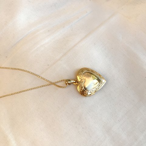 Vintage Hatıra Kalp Kolye