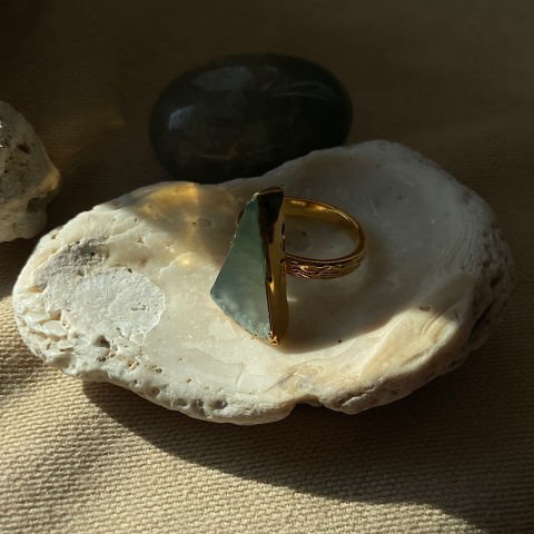 Abant Agat Doğal Taş Yüzük