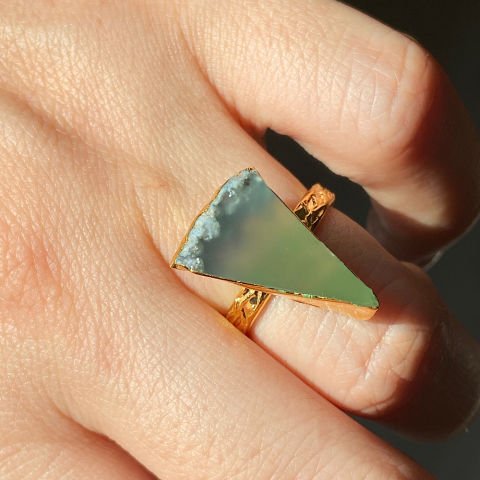 Abant Agat Doğal Taş Yüzük