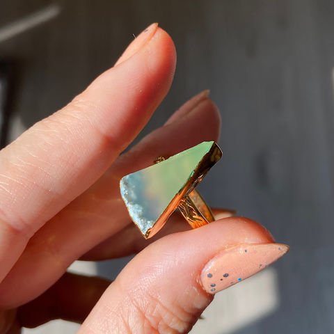 Abant Agat Doğal Taş Yüzük